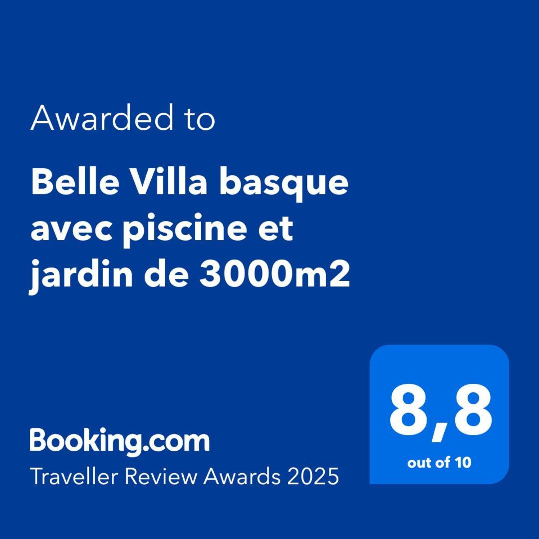 Belle Villa Basque Avec Piscine Et Jardin De 3000M2 Saint-Jean-de-Luz Zewnętrze zdjęcie